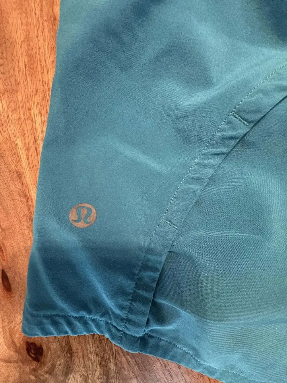 Lululemon Shorts Womens 10 Blue Lined Running 3 Inseam Elastic Waist Athletic